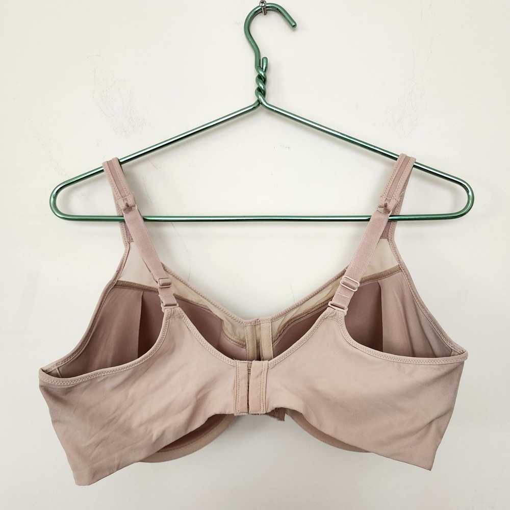 ⭐️ Bali 3439 Passion for Comfort Underwire Bra 42C Nude Beige Tan Basics - Picture 2 of 7